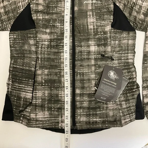 Eddie Bauer First Ascent Women’s Small Goose Down Green Puffer Down Jacket - Picture 13 of 14